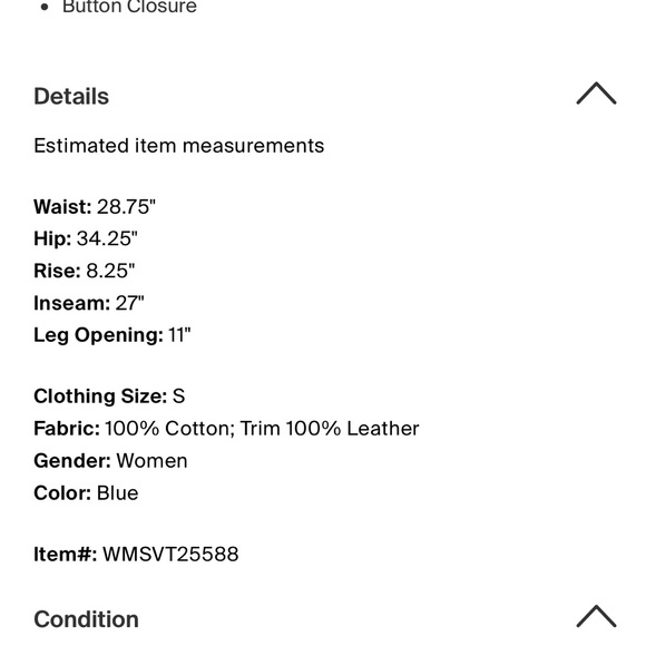 Moussy Light Blue buttonfly Jeans - Picture 8 of 9